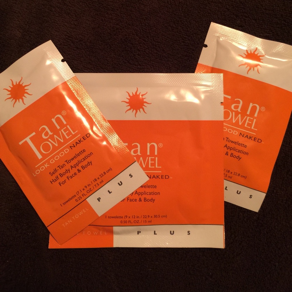 ☀️🌴 Tan Towel Towelettes